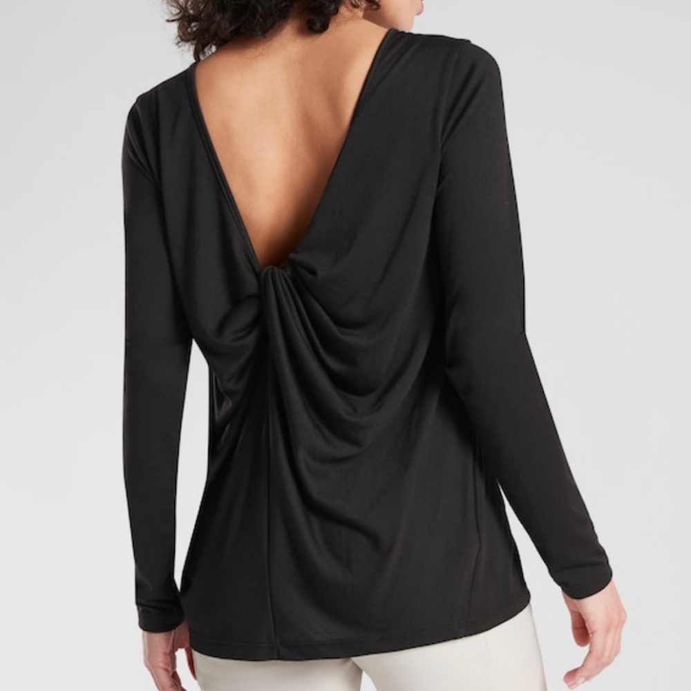 Athleta Waterfall LS Top
